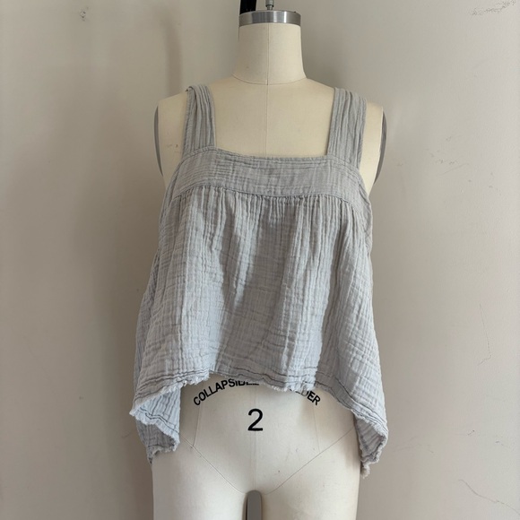 Light Gray Women's Sleeveless Tank Top - Picture 1 of 6